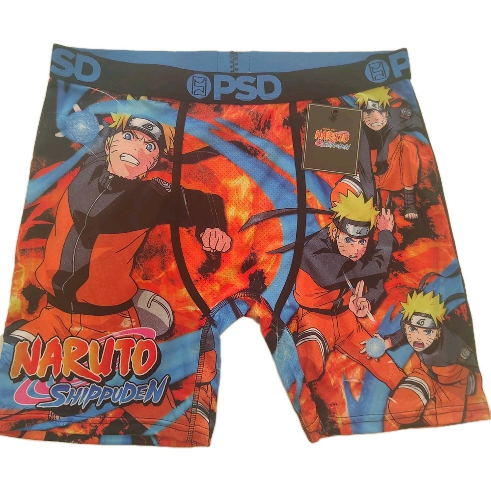 PSD Naruto Shippuden "Naruto Watch" Boxer Briefs Men's Size XLarge